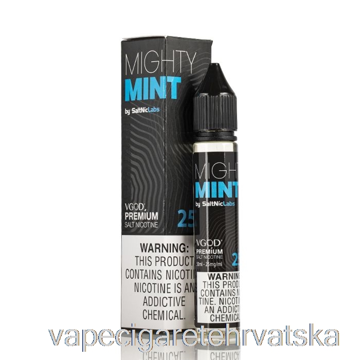 Vape Cigarete Mighty Mint - Vgod Saltnic - 30ml 25mg